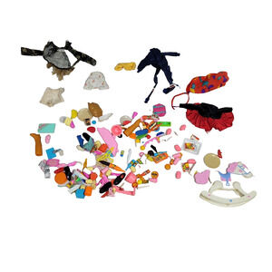 Vintage Barbie Accessories & More Toys Retro Brunette White Doll Toy Clothes